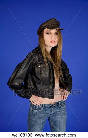Teenage girl displaying an attitude View Large Photo Image Stock Image - Teenage girl displaying an attitude. Fotosearch