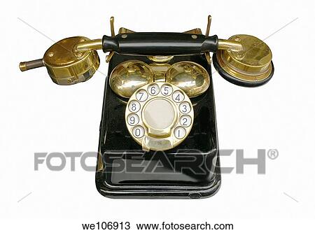 Telephone apparatus from the forties View Large Photo Image Stock Image - Telephone apparatus from the forties. Fotosearch