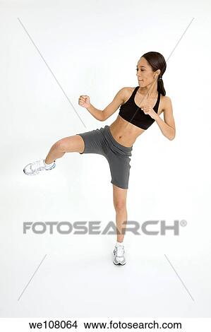 Young African American woman working out View Large Photo Image Picture - Young African American woman working out. Fotosearch