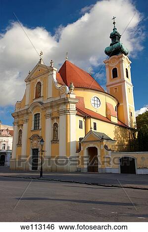 Carmelite church - Gyor Györ Hungary View Large Photo Image Stock Photograph - Carmelite church - Gyor Györ Hungary. Fotosearch