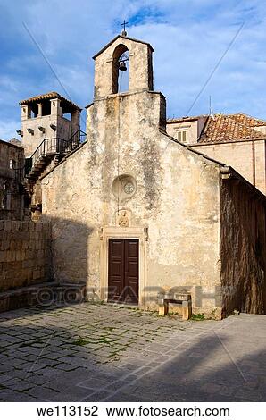 Stock Image - Chapel off the ccathedral saquare Korcula Korcula Island Craotia. Fotosearch