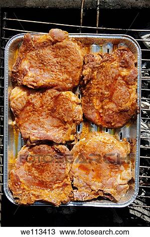 Chuck steaks on the grill View Large Photo Image Stock Image - Chuck steaks on the grill. Fotosearch