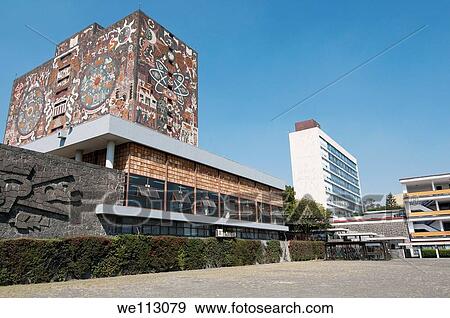 National Autonomous University of Mexico Campus View Large Photo Image Stock Photo - National Autonomous University of Mexico Campus. Fotosearch