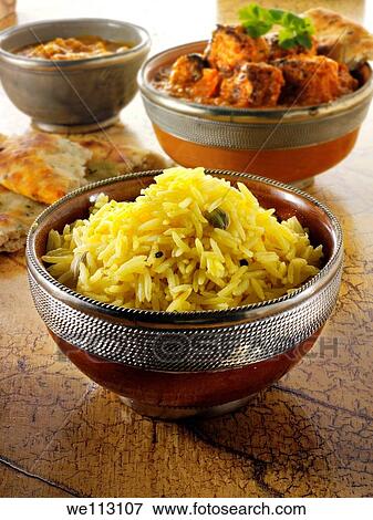 Pilau Rice, Indian food recipe View Large Photo Image Stock Photo - Pilau Rice, Indian food recipe. Fotosearch