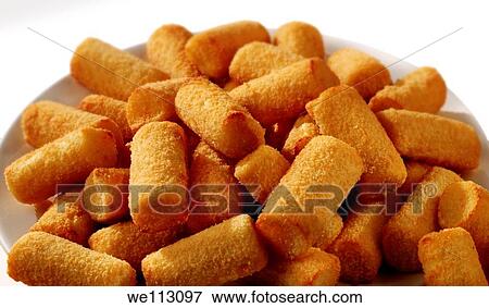 Potato croquettes View Large Photo Image Stock Photo - Potato croquettes. Fotosearch