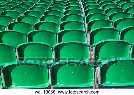 Green Stadium Seating View Large Photo Image Stock Photo - Green Stadium Seating. Fotosearch