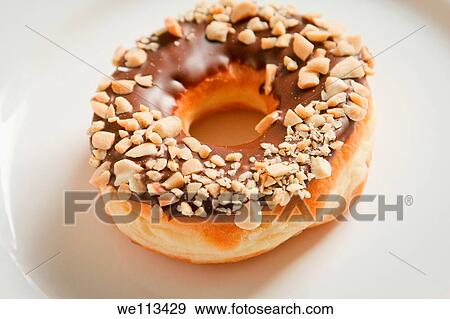 hazelnuts Doughnut View Large Photo Image Stock Photo - hazelnuts Doughnut. Fotosearch