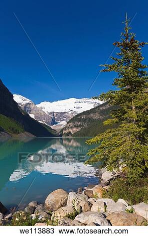 Stock Image - Lake Louise, Canadian Rockies, Alberta, Canada. Fotosearch