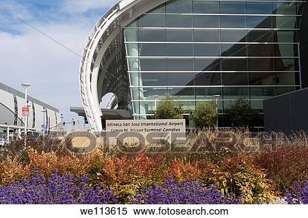 Modern architecture of Mineta San Jose International Airport in California View Large Photo Image Stock Photography - Modern architecture of Mineta San Jose International Airport in California. Fotosearch