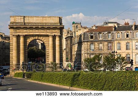 Stock Image - Porte des Salinieres, Bordeaux, Gironde, France. Fotosearch