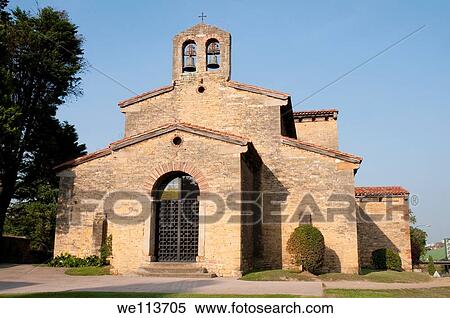 San Julian de los Prados church. Oviedo, Asturias province, Spain. View Large Photo Image Stock Photography - San Julian de los Prados church. Oviedo, Asturias province, Spain.. Fotosearch
