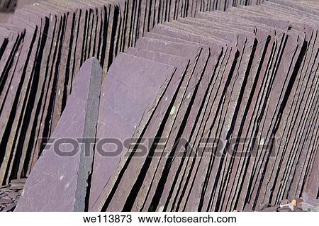 Stacks of slate tiles, Welsh Slate Museum, Llanberis, Gwynedd, North Wales View Large Photo Image Stock Image - Stacks of slate tiles, Welsh Slate Museum, Llanberis, Gwynedd, North Wales. Fotosearch