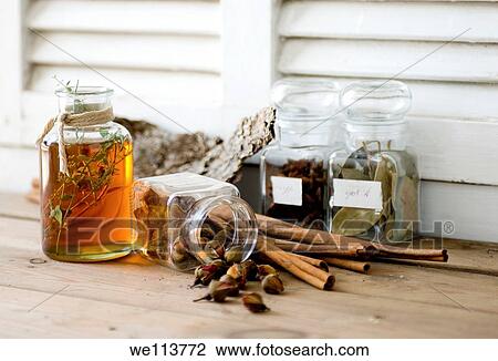 Still life of herbs and spices Cinnamon, rosehip, bayleaf View Large Photo Image Stock Image - Still life of herbs and spices Cinnamon, rosehip, bayleaf. Fotosearch