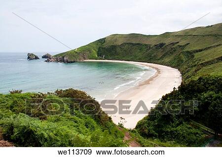 Torimbia beach. Asturias, Spain. View Large Photo Image Stock Photo - Torimbia beach. Asturias, Spain.. Fotosearch