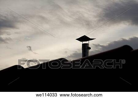 Chimney on a roof View Large Photo Image Stock Image - Chimney on a roof. Fotosearch