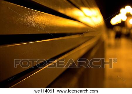 Fence on the street at night View Large Photo Image Stock Image - Fence on the street at night. Fotosearch