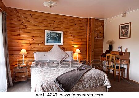 Nice warm bedroom interior of mountain lodge Fox Glacier Lodge, Fox Glacier, West Coast, South Island, New Zealand View Large Photo Image Stock Photo - Nice warm bedroom interior of mountain lodge Fox Glacier Lodge, Fox Glacier, West Coast, South Island, New Zealand. Fotosearch