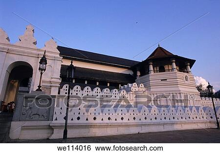 Temple of the Tooth, Kandy, Sri Lanka View Large Photo Image Stock Photograph - Temple of the Tooth, Kandy, Sri Lanka. Fotosearch