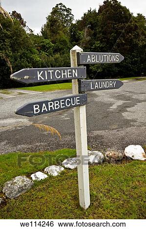 Wooden campervan site sign post View Large Photo Image Stock Photograph - Wooden campervan site sign post. Fotosearch