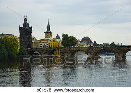 Stock Photo - Bridge over a river. Fotosearch