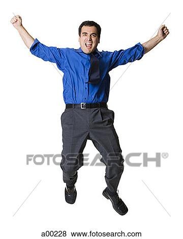 Businessman jumping View Large Photo Image Stock Photo - Businessman jumping . Fotosearch
