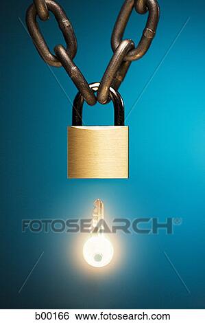 Close-up of a chained padlock View Large Photo Image Stock Photograph - Close-up of a chained padlock. Fotosearch