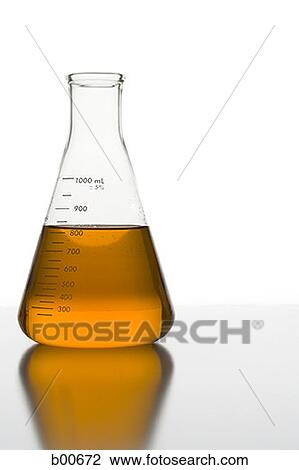 Close-up of a conical flask with orange liquid View Large Photo Image Stock Image - Close-up of a conical flask with orange liquid. Fotosearch