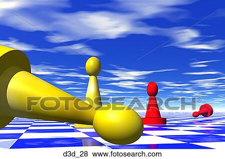 Close-up of a fallen chess piece View Large Photo Image Stock Photo - Close-up of a fallen chess piece. Fotosearch