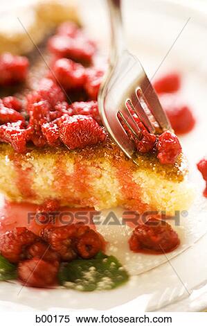 Close-up of a fork on a slice of cake View Large Photo Image Stock Photography - Close-up of a fork on a slice of cake. Fotosearch