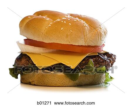 Close-up of a hamburger View Large Photo Image Stock Image - Close-up of a hamburger. Fotosearch