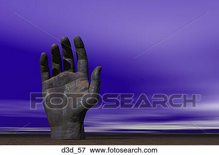 Close-up of a human hand sticking up from out of the ground View Large Photo Image Stock Photo - Close-up of a human hand sticking up from out of the ground. Fotosearch