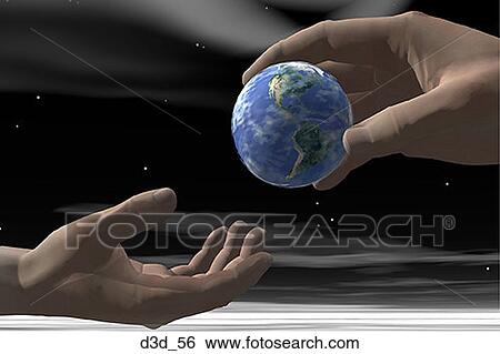 Close-up of a person's hand passing a globe to another person's hand View Large Photo Image Stock Photograph - Close-up of a person's hand passing a globe to another person's hand. Fotosearch