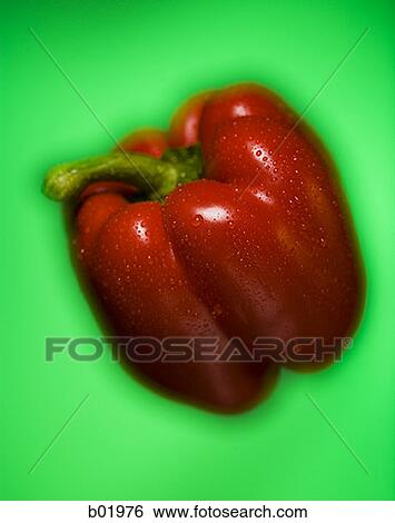 Close-up of a red bell pepper View Large Photo Image Stock Photograph - Close-up of a red bell pepper. Fotosearch