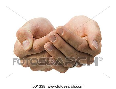 Close-up of cupped hands View Large Photo Image Stock Photo - Close-up of cupped hands. Fotosearch