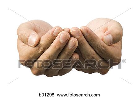 Close-up of cupped hands View Large Photo Image Stock Photography - Close-up of cupped hands. Fotosearch