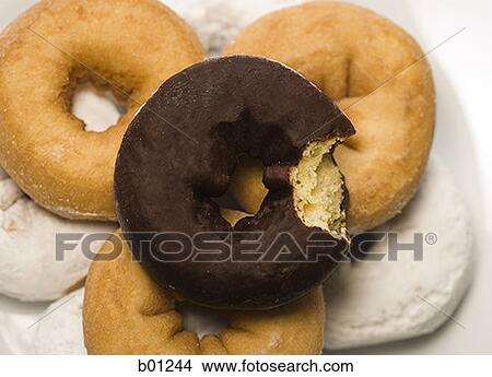 Close-up of donuts View Large Photo Image Picture - Close-up of donuts. Fotosearch