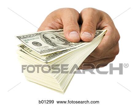 Close-up of hands holding paper currency View Large Photo Image Stock Photo - Close-up of hands holding paper currency. Fotosearch