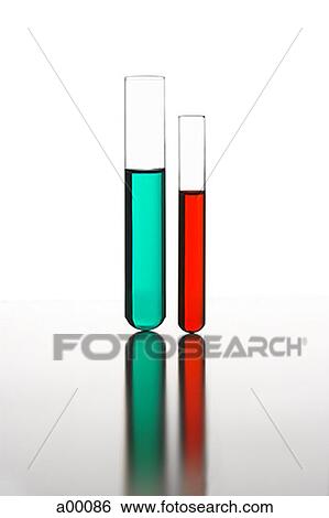 Close-up of two test tubes with colored liquids View Large Photo Image Stock Photograph - Close-up of two test tubes with colored liquids. Fotosearch