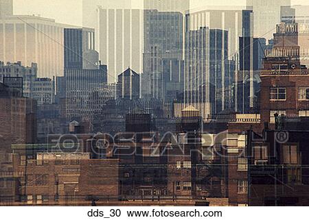 Combined image of two cityscapes View Large Photo Image Stock Image - Combined image of two cityscapes. Fotosearch