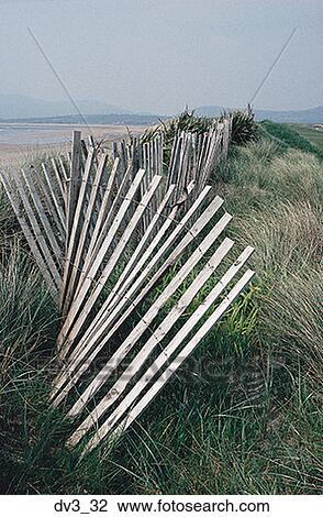 Fence in a field by the beach View Large Photo Image Stock Image - Fence in a field by the beach. Fotosearch