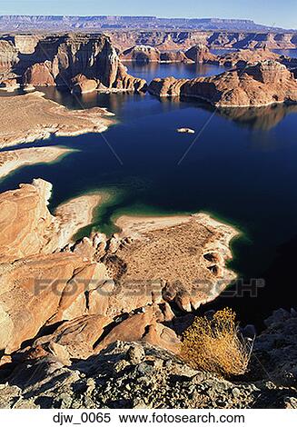 High angle view of a lake in a desert region View Large Photo Image Stock Photography - High angle view of a lake in a desert region. Fotosearch