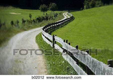 High angle view of a road through farm View Large Photo Image Stock Image - High angle view of a road through farm. Fotosearch