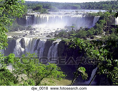 High angle view of a waterfall View Large Photo Image Stock Photo - High angle view of a waterfall. Fotosearch