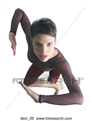 High angle view of a young woman dancing View Large Photo Image Stock Photography - High angle view of a young woman dancing. Fotosearch