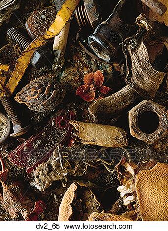High angle view of junk View Large Photo Image Stock Photography - High angle view of junk. Fotosearch