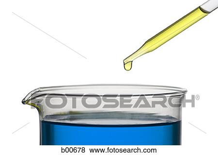 Liquid being dropped into a beaker with a pipette View Large Photo Image Stock Photo - Liquid being dropped into a beaker with a pipette. Fotosearch