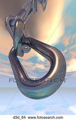 Low angle view of a metal chain in the sky View Large Photo Image Picture - Low angle view of a metal chain in the sky. Fotosearch