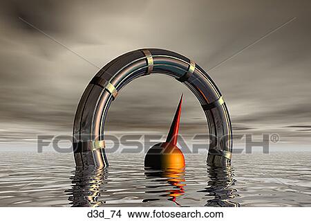 Meter submerged in the water View Large Photo Image Picture - Meter submerged in the water. Fotosearch