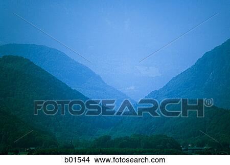Mountains at dawn View Large Photo Image Picture - Mountains at dawn. Fotosearch