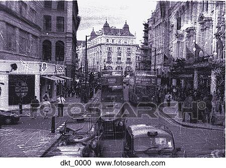 Old black and white picture of traffic on a street View Large Photo Image Stock Image - Old black and white picture of traffic on a street. Fotosearch